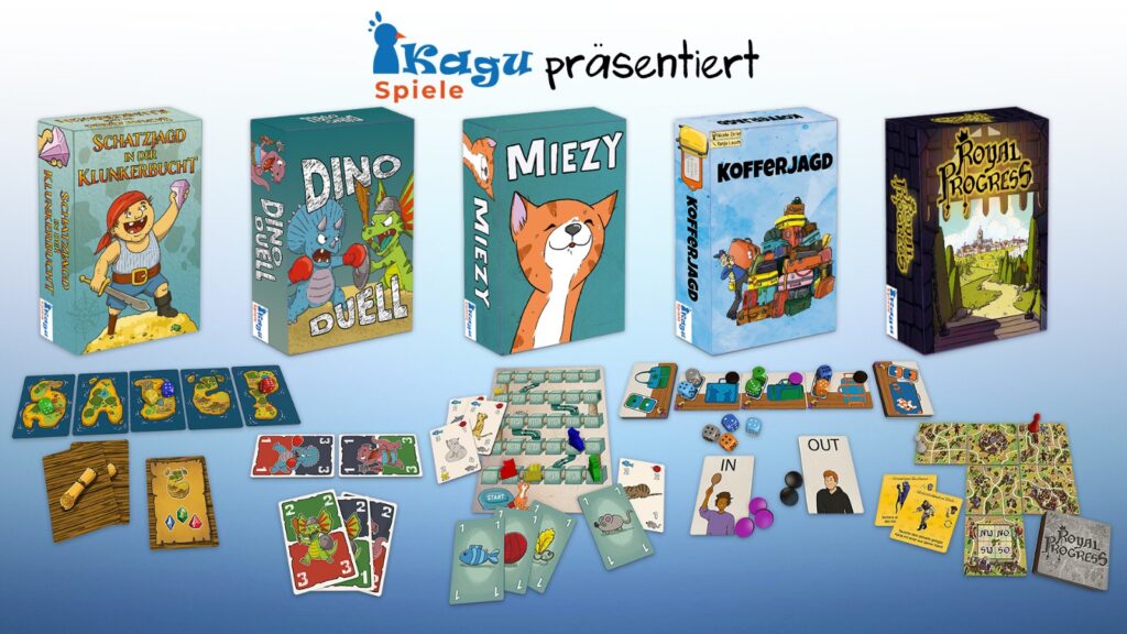 Fünf verschiedene Spiele.